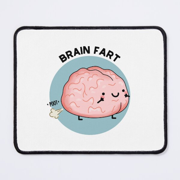 Item preview, Brain Fart Funny Brain Puns  designed and sold by punnybone.