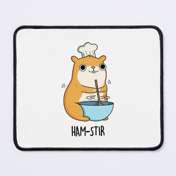 Item preview, Hamstir Funny Chef Hamster Puns designed and sold by punnybone.