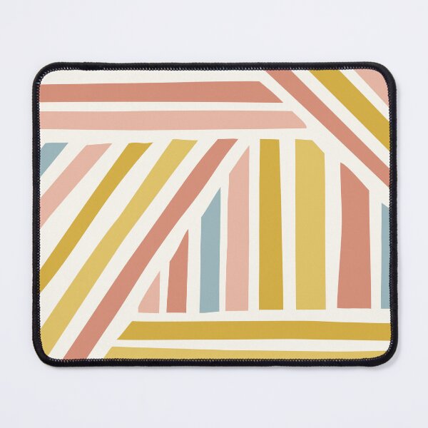 Item preview,  Abstract Shapes 249 in Vintage Rainbow Tones designed and sold by nineFlorals.