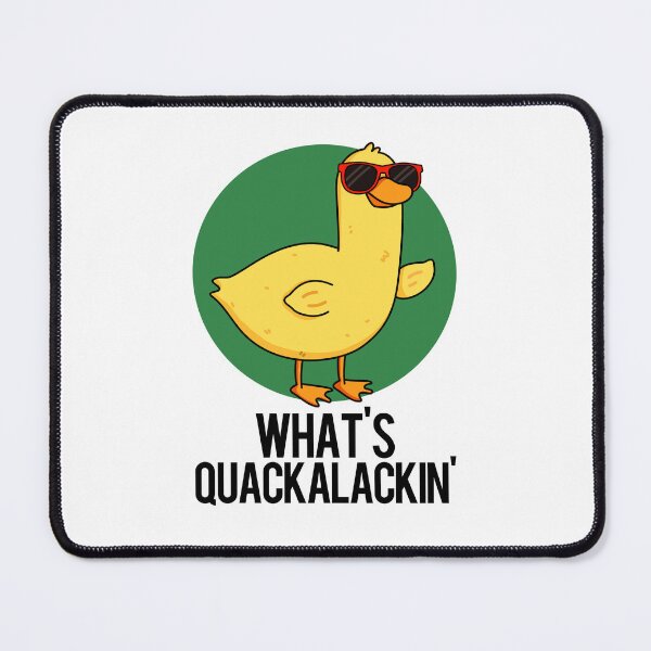 Item preview, What's Quackalackin Funny Duck Puns designed and sold by punnybone.