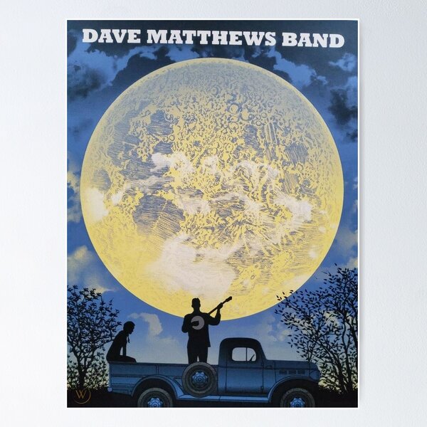 Item preview, DMB Vintage Concert Poster designed and sold by morgantisa.