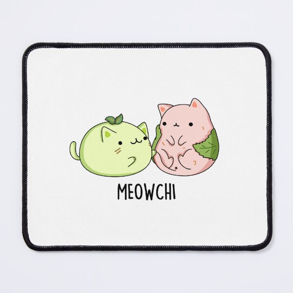 Item preview, Meowchi Funny Mochi Puns designed and sold by punnybone.