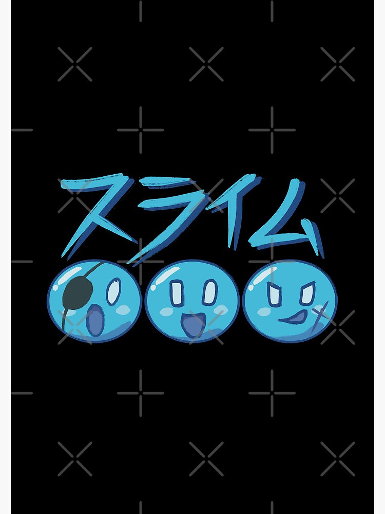 Cute Kawaii Blue Slime Custom from My Isekai Life or Tensei Kenja no Isekai  Life Anime Canvas Print for Sale by Animangapoi