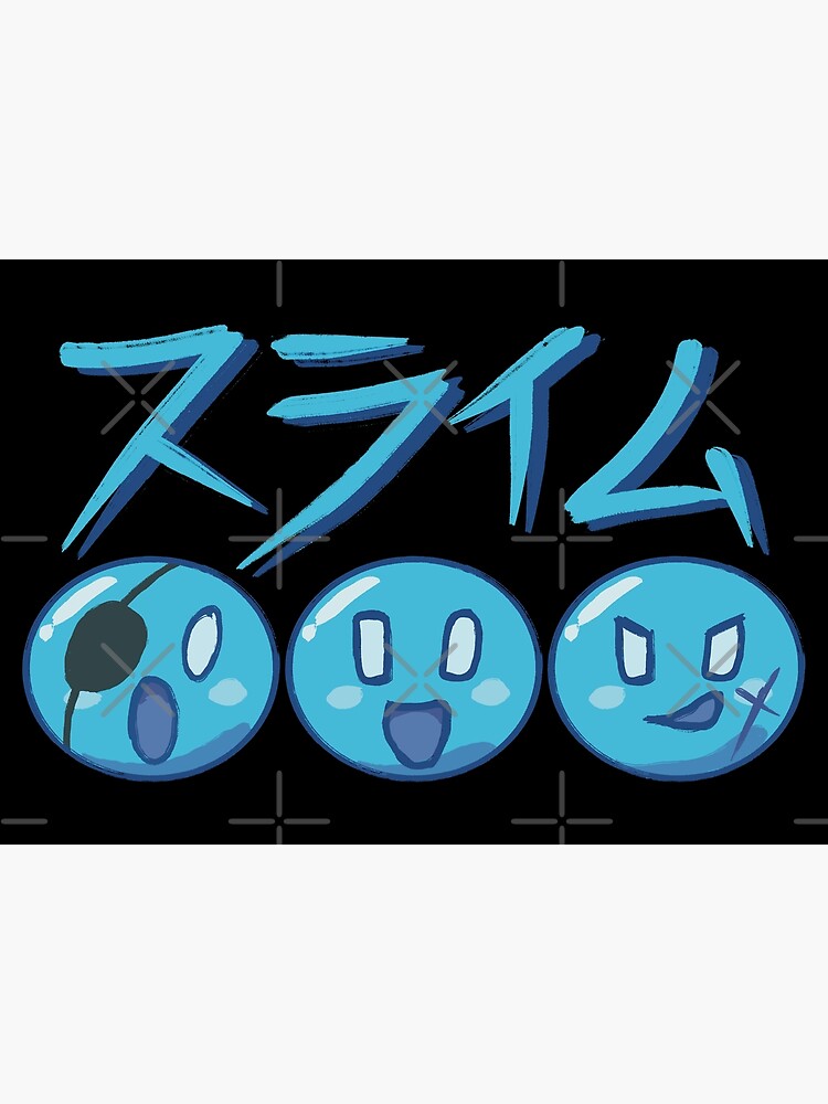 Cute Kawaii Blue Slime Custom from My Isekai Life or Tensei Kenja no Isekai  Life Anime Canvas Print for Sale by Animangapoi