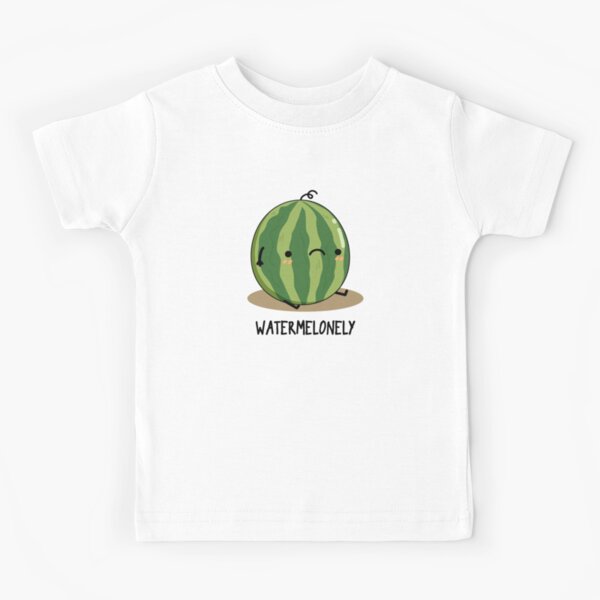 Item preview, Waterme-lonely Watermelon Funny Fruit Puns  designed and sold by punnybone.