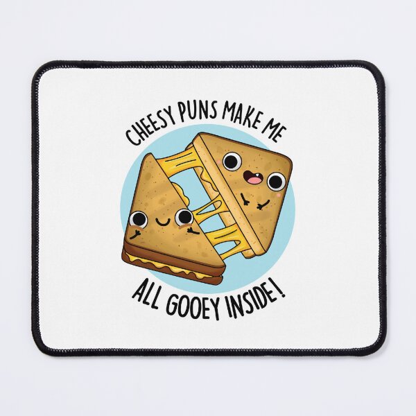 Item preview, Cheesy Puns Make Me All Gooey Inside Funny Food Puns  designed and sold by punnybone.