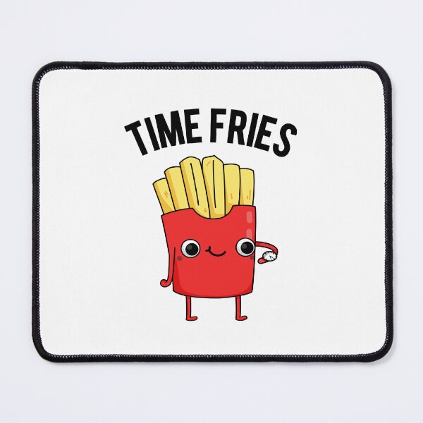 Item preview, Time Fries Funny French Fries Puns designed and sold by punnybone.