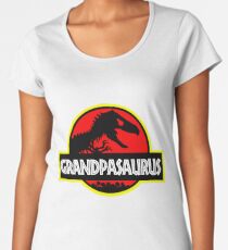 Grandpasaurus - T Rex - Funny Grandpa T-Shirts Women's Premium T-Shirt
