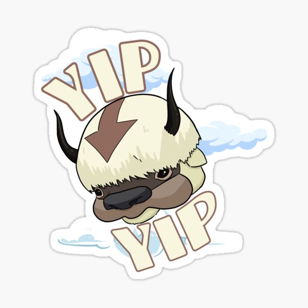 "YIP YIP APPA ANIME JAPAN" Sticker for Sale by Hodgend | Redbubble