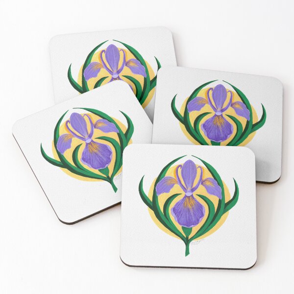 Item preview, Blue Flag Iris for Quebec designed and sold by Peleegirl.