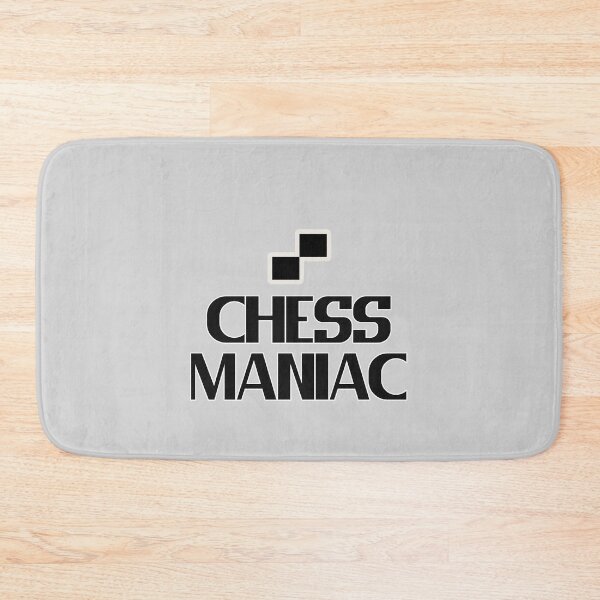 Item preview, Chess Maniac - Bold text, chess squares designed and sold by Chubuter.