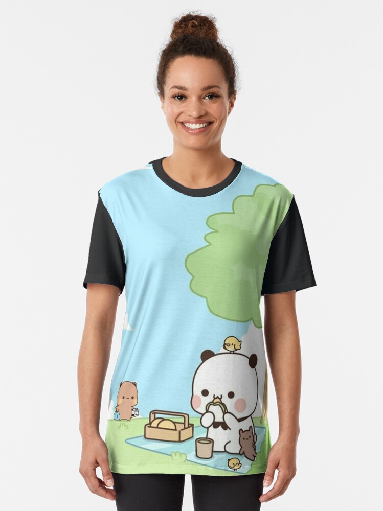 Cute Couple Dudu And Bubu Is On Picnic Graphic T-Shirt for Sale by  gingersweet