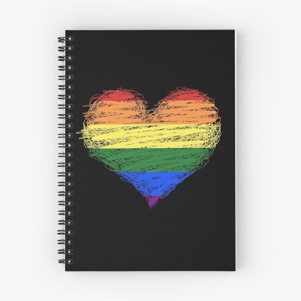 Item preview, rainbow doodle heart designed and sold by Magnificence.