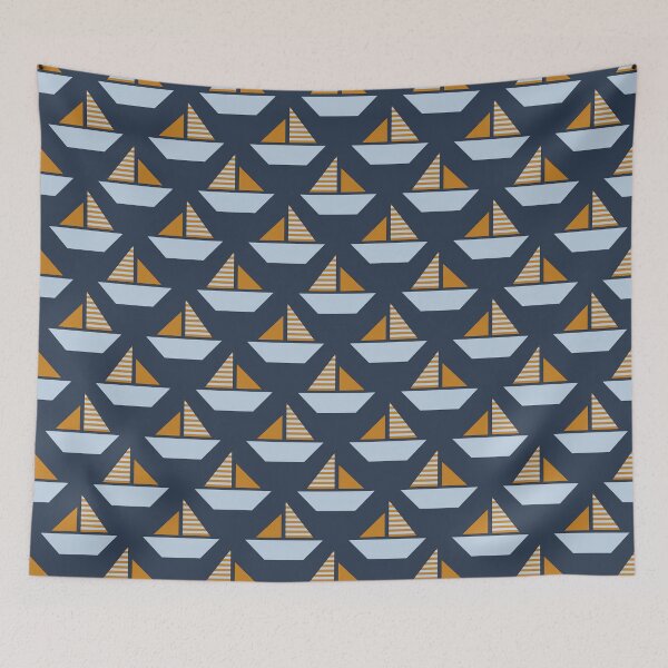 Artikelvorschau, Cozy-boat striped sail  entworfen und verkauft von Marla-und-Bob.