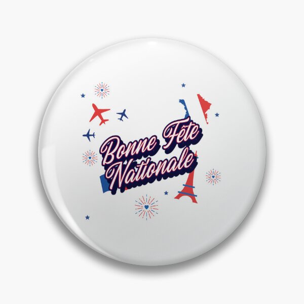 Item preview, Bastille Day, Bonne Fete, French National Day, Bon 14 Juillet, Happy Birthday France. designed and sold by SBRTPOD.