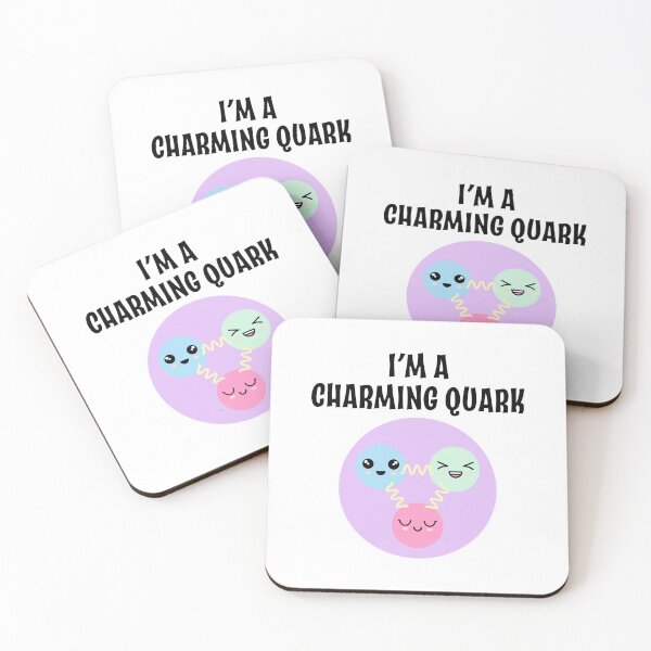 Item preview, I'm a charming quark, charm quark, quark, Physics gift, subatomic particles, CERN, science gift, girl science  designed and sold by Hollyharry.