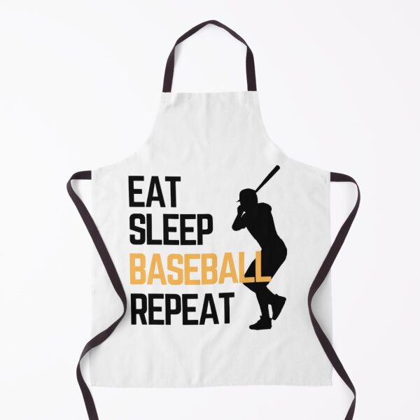 Item preview, Eat Sleep Baseball Repeat - Black Yellow 4 designed and sold by GymWearDepot.