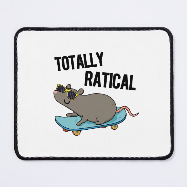 Item preview, Totally Ratical Funny Rat Puns designed and sold by punnybone.