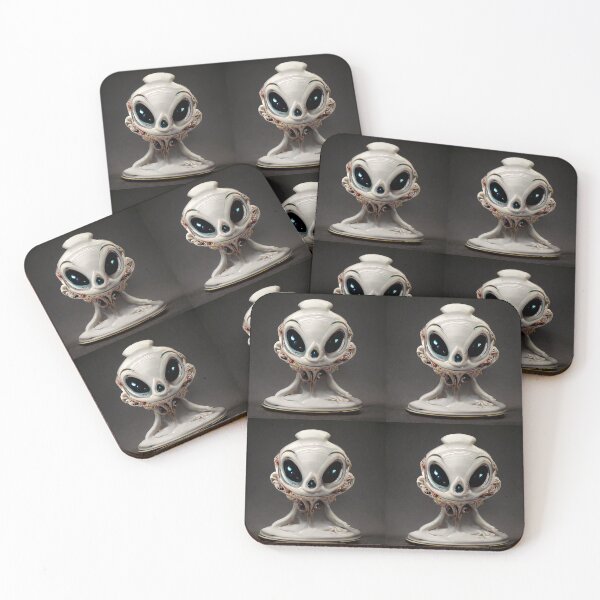 Item preview, Adorable Porcelain Alien designed and sold by aiartfuturist.