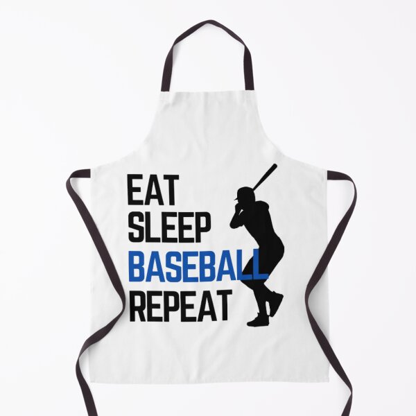 Item preview, Eat Sleep Baseball Repeat - Black Blue 4 designed and sold by GymWearDepot.