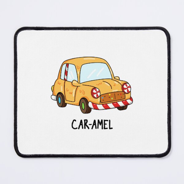 Item preview, Car-amel Funny Candy Car Puns  designed and sold by punnybone.