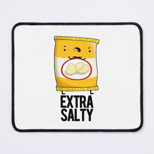 Item preview, Extra Salty Funny Salty Snack Puns  designed and sold by punnybone.