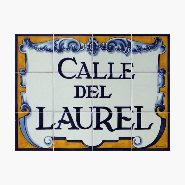 Item preview, Calle del Laurel, Logroño designed and sold by shbubble1.