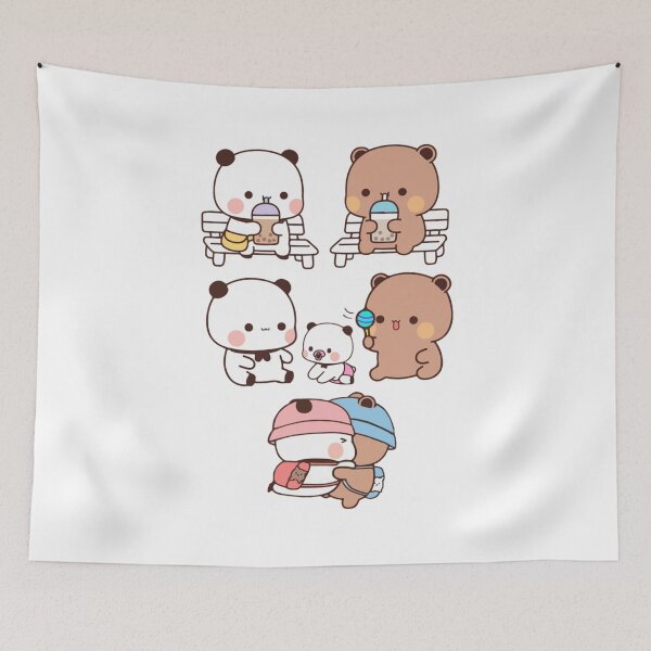 Item preview, Bear and Panda Bubu Dudu Balloon                              designed and sold by DeerQueerG.