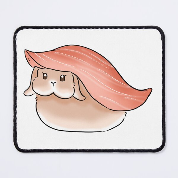 Item preview, Salmon Sushi Rabbit  designed and sold by bunniesmee.