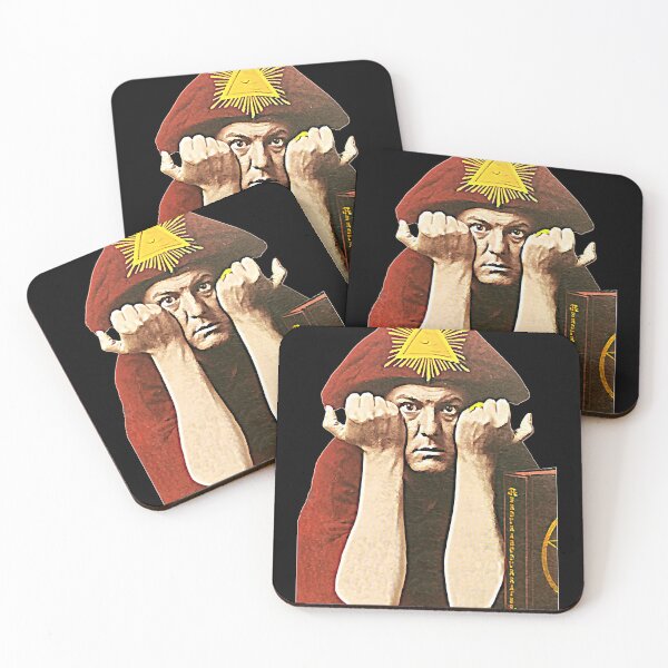 Item preview, Aleister Crowley  Vintage Occult Paganism Fan Art  designed and sold by whirrywacristeu.