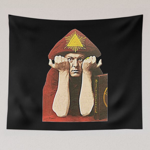 Item preview, Aleister Crowley  Vintage Occult Paganism Fan Art  designed and sold by whirrywacristeu.