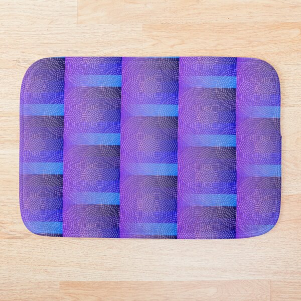 Item preview, Blue and purple gradient, offset grid pattern with circles. designed and sold by imyournightmare.