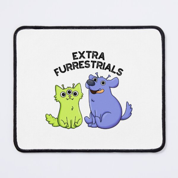 Item preview, Extra Furrestrials Funny Alien Puns designed and sold by punnybone.