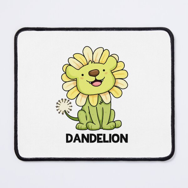 Item preview, Dandelion Funny Lion Puns  designed and sold by punnybone.