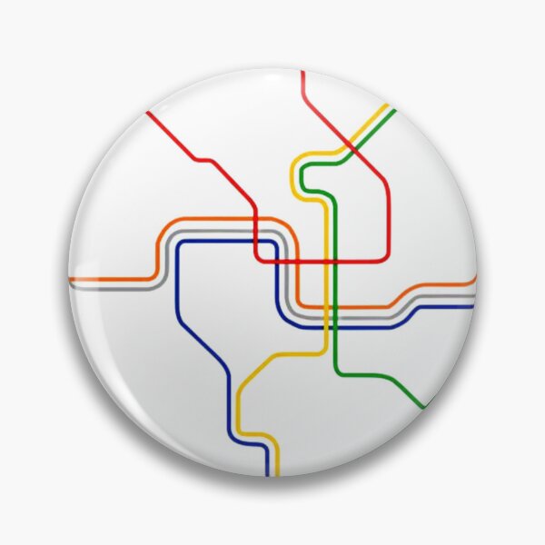 Item preview, Washington DC Metro Map  designed and sold by Lizzyapparel.