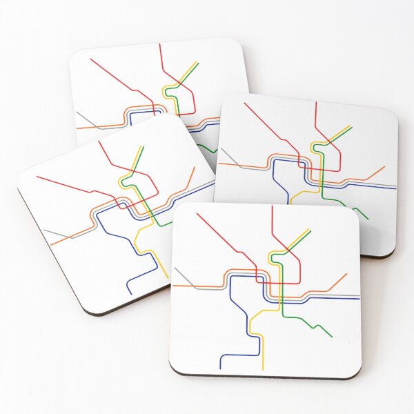 Item preview, Washington DC Metro Map  designed and sold by Lizzyapparel.