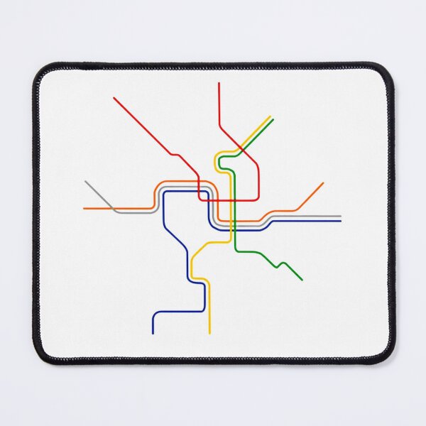 Item preview, Washington DC Metro Map designed and sold by Lizzyapparel.