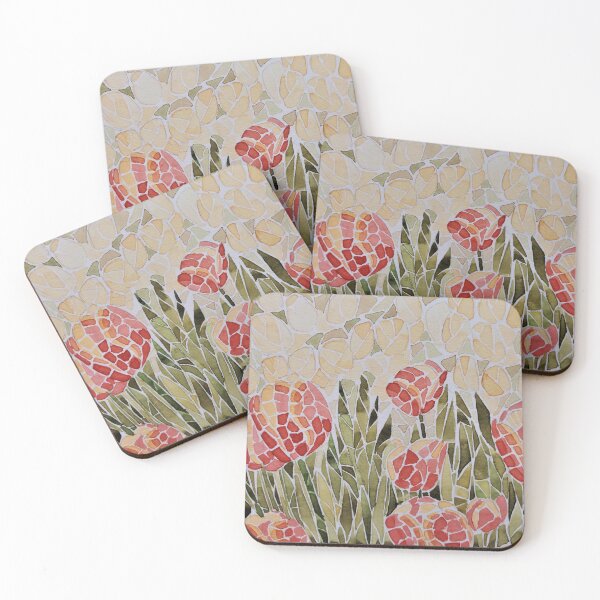 Item preview, Red Tulips designed and sold by Cobalt Blue Watercolors.