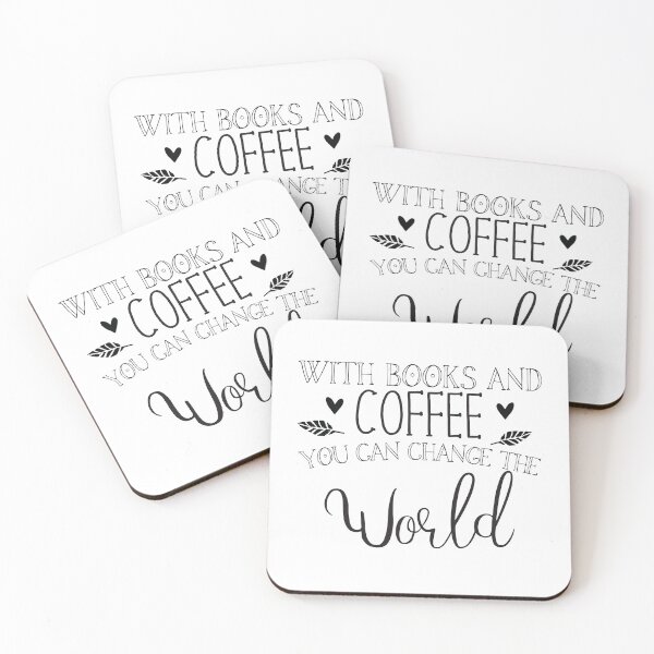 Item preview, With books and coffee you can change the world designed and sold by jazzydevil.