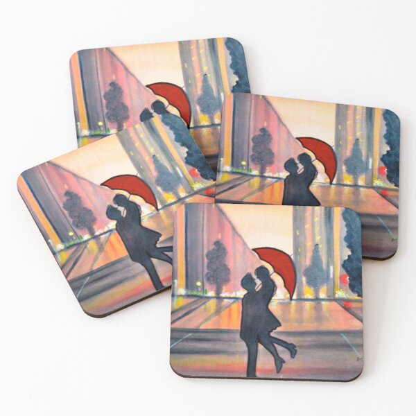 Item preview, Romance in the city romantic painting gift art on sale  designed and sold by artbymanjiri.