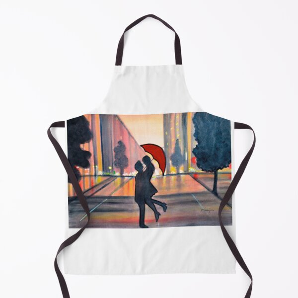 Item preview, Romance in the city romantic painting gift art on sale designed and sold by artbymanjiri.