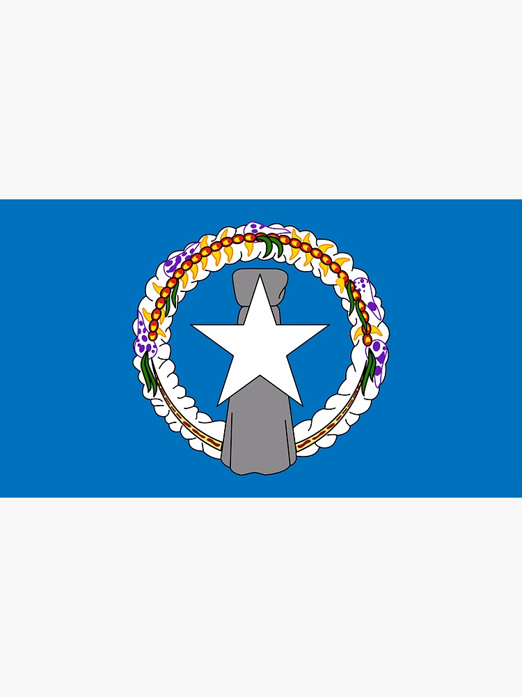 "Flag of the Northern Mariana Islands" Sticker by CountriesFlags