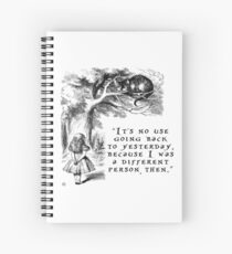 No use going back to yesterday Spiral Notebook