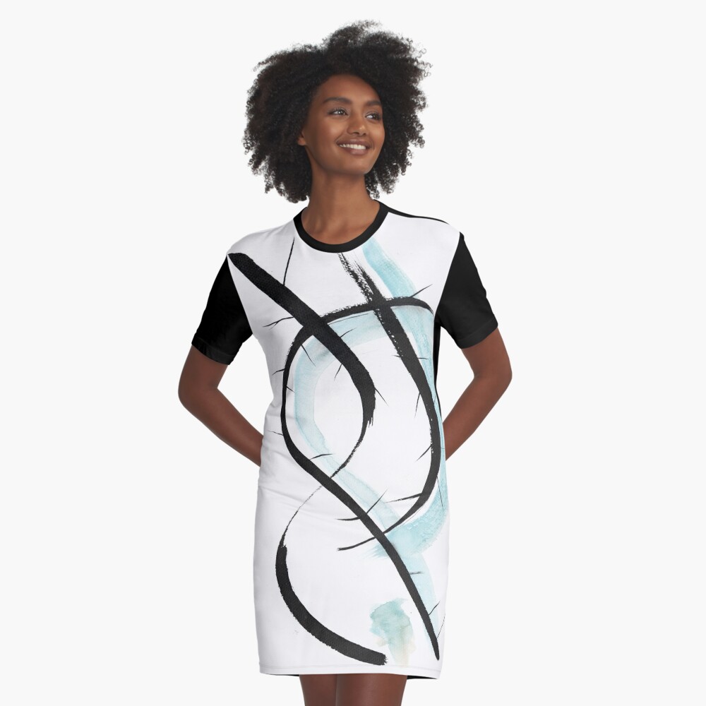 Item preview, Graphic T-Shirt Dress designed and sold by nobelbunt.