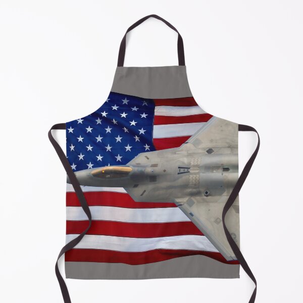 Item preview, F-22 Raptor with USA Flag designed and sold by boltjesdesign.