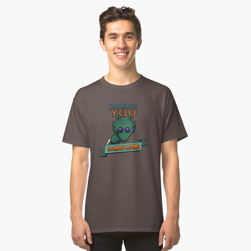 Greedo Wants You To Shoot Second Classic T-Shirt