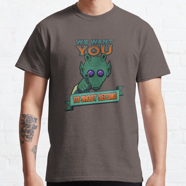 Greedo Wants You To Shoot Second Classic T-Shirt