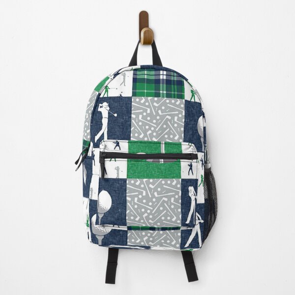 Item preview, Golf Wholecloth - green & navy plaid designed and sold by AubreeFashion.