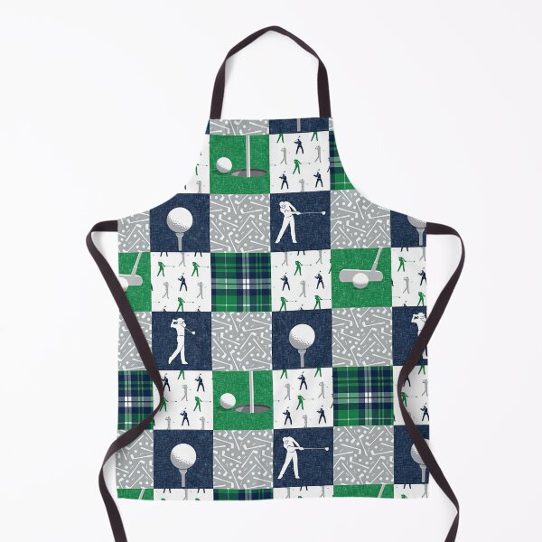 Artikelvorschau, Golf Wholecloth – grün & marineblau kariert entworfen und verkauft von AubreeFashion.