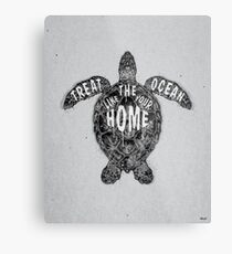 OCEAN OMEGA (MONOCHROME) Metal Print
